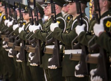 Irish soldiers