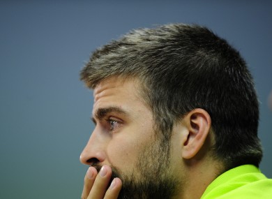 Pique had a strained relationship with Keane during their brief time together at United.