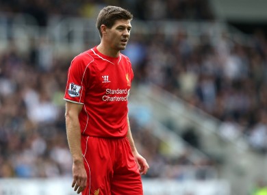 Gerrard is one of several Liverpool players to have had a below-par start to the season.