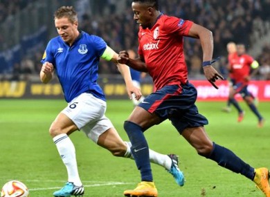 Origi is spending this season on loan with French club Lille.