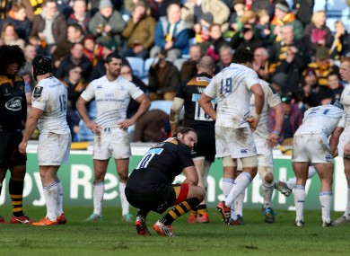 Andy Goode's late drop goal sailed wide of the posts.