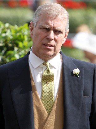 Prince Andrew pictured last year