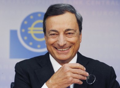 ECB president Mario Draghi