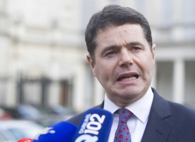 Minister for Transport Paschal Donohoe