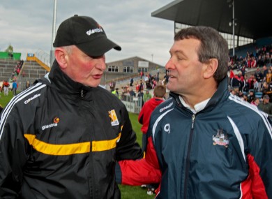 Brian Cody and Jimmy Barry-Murphy will be in opposition next Saturday night.
