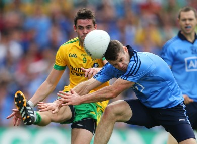 Donegal's Odhran MacNiallais and Dublin's Kevin McManamon will be in opposition on Saturday.