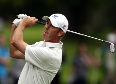 Richard Green during the 2010 Irish Open.