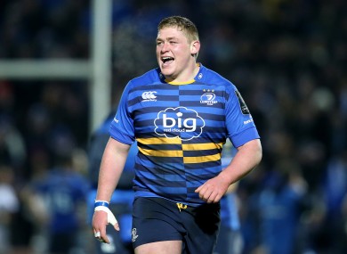 A delighted Furlong after scoring a try against Castres.