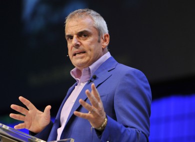 Paul McGinley will have to find new clubs this week.