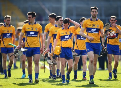 The Clare hurlers face Kilkenny in a relegation playoff next Sunday.
