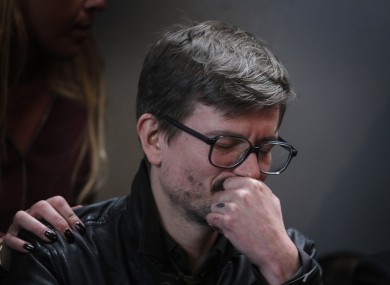 Luz at a press conference on 13 January.
