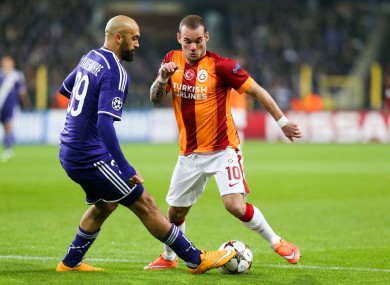 Sneijder has played in Turkey since 2013.