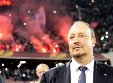 Benitez's contract with Napoli expires this summer.
