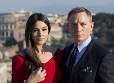 Daniel Craig and Spectre co-star Monica Bellucci
