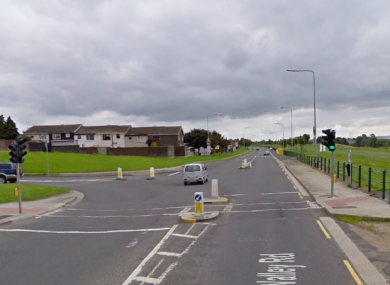 Tolka Valley Road, near where the incident occurred.