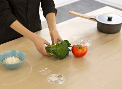 A workspace in Ikea's Concept Kitchen 2025