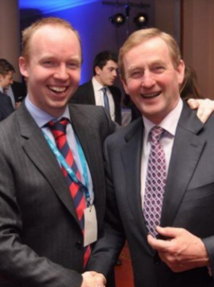 Noel Rock and Taoiseach Enda Kenny