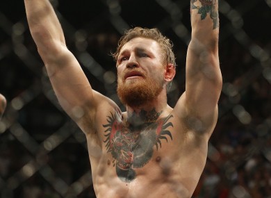 UFC interim featherweight champion Conor McGregor.