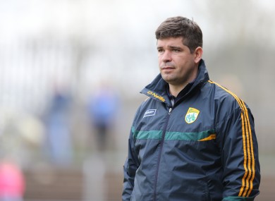 Kerry manager Eamonn Fitzmaurice guided his side to this year's All-Ireland final.