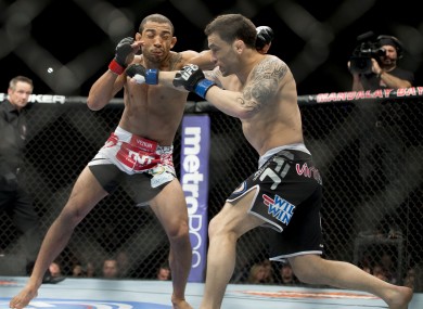 Edgar took on Aldo at UFC 156.