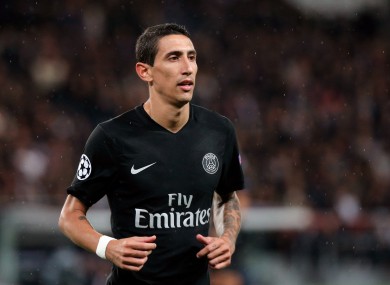 Angel Di Maria scored just four goals in 32 appearances for Man United.