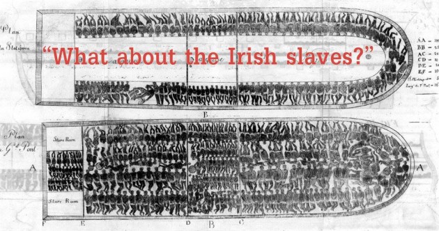 The unfree Irish in the Caribbean were indentured servants, not slaves