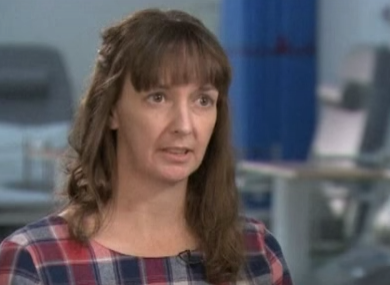 Pauline Cafferkey speaking to the media in January of this year after she was released from hospital.