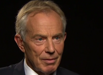 Blair was speaking to CNN's Fareed Zakaria.