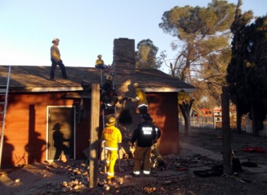 The house where the incident happened