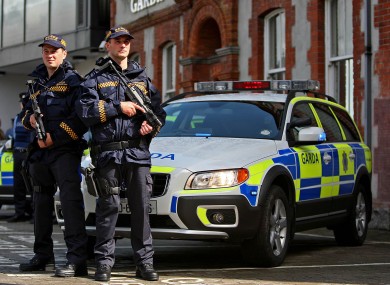 Armed gardai from the Eastern Region Armed Response Unit. (File)