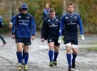 Leinster were back on the training paddock this morning after a disappointing weekend.
