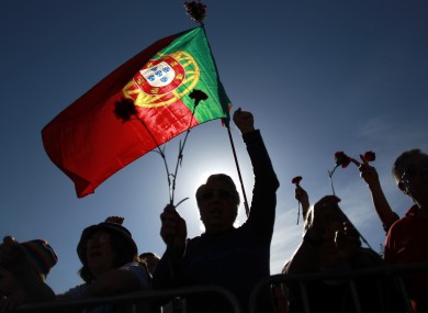 Portuguese May Day protests chant slogans against austerity measures