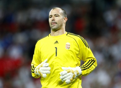 Gabor Kiraly (file) put in a big performance for Hungary this evening.