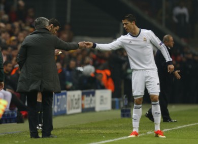 Ronaldo worked with Mourinho at Real Madrid.