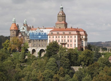 Ksiaz Castle in Walbrzych where two explorers found the secret tunnel that hid a wartime armoured train.