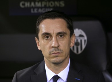 Neville's side earned a point in his first La Liga game in charge.