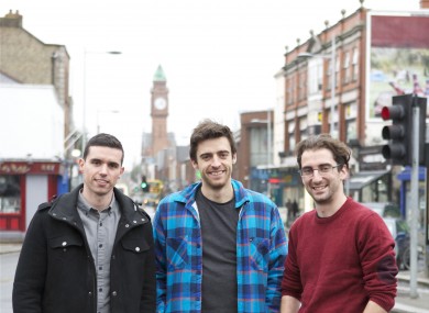Soundwave founders Craig Watson, Brendan O'Driscoll and Aidan Sliney.