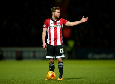 Alan Judge has 14 goals and nine assists in the Championship this season.