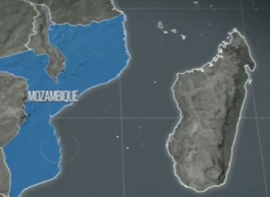 One of the pieces was found in South African and the other in Mozambique.