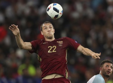Russia's Artem Dzyubahas criticised English fans in the wake of their behaviour.