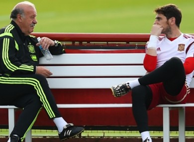 Del Bosque has claimed his relationship with Casillas deteriorated after he dropped him in favour of making David de Gea his new number one.