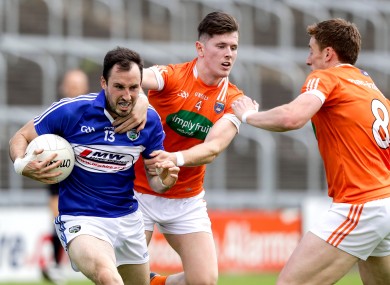 Conor Meredith with Joe McElroy and Charlie Vernon.