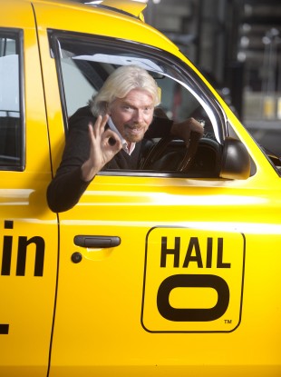 Businessman Richard Branson, who has invested in Hailo