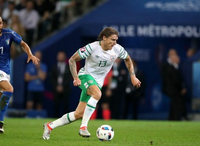Jeff Hendrick was one of Ireland's standout players at Euro 2016.