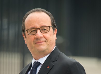 French President Francois Hollande pictured last week