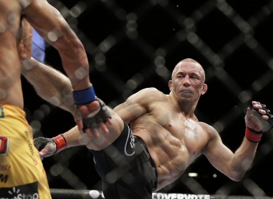 Former UFC welterweight champion Georges St-Pierre.