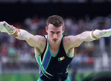 Kieran Behan pictured competing in Rio on Saturday night.