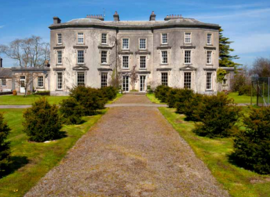 Loughton House in Offaly, the country residence of Fine Gael deputy leader Dr James Reilly and his wife Dorothy.