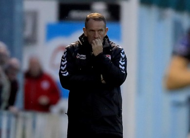 Kenny Shiels will be left scratching his head after tonight's game.