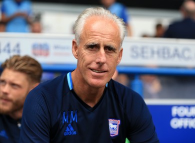 Ipswich Town and former Ireland manager Mick McCarthy.